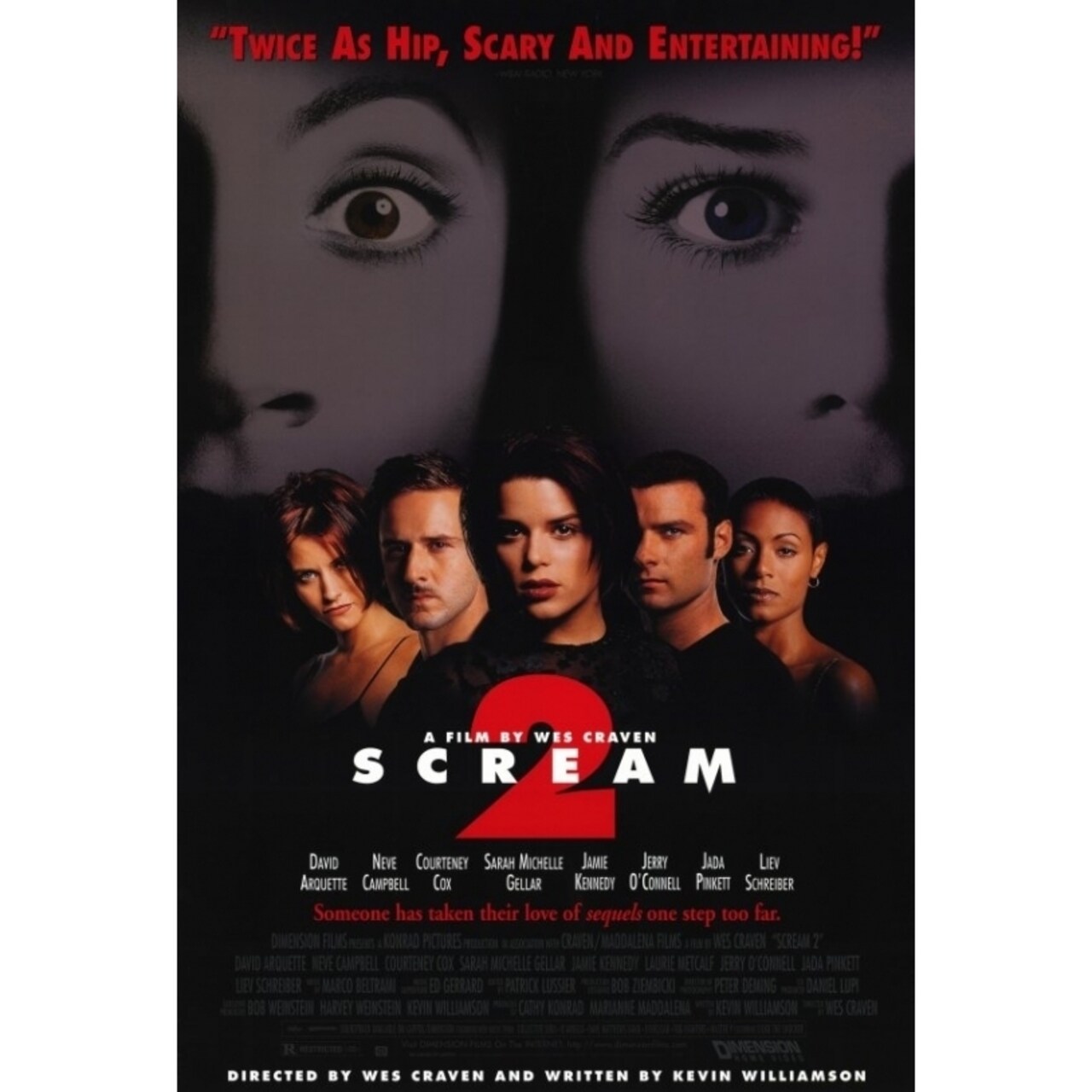 Pop Culture Graphics Scream 2 Movie Poster Print (27 x 40) - Item MOVIF8301